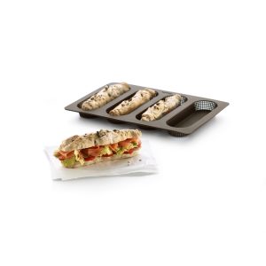 LeKue perforeret form til 4 mini flutes