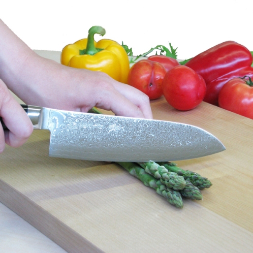 YAXELL GOU 101 Santoku kniv 165 mm nr 01 - Billede 5
