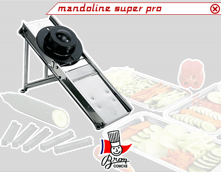 Mandolin super pro i stål og med slæde - Billede 2